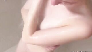 We shower, massage each other, and have sex over the couch in exclusive action