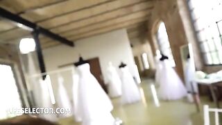 First-time bride Liya Silver gets fucked in POV on her big day