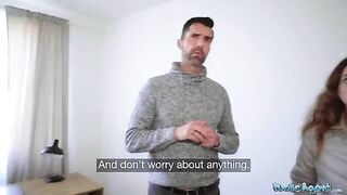 Public Agent Cheating Spanish wife gets fucked in public by a stranger