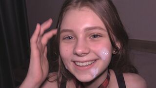 This college girl is so horny, she even accepts extreme intimacy