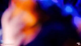 Asuka Langley’s tight pussy gets creampied after messy blowjob