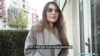 Babysitter Miriam More gets fucked by a stranger in her apartment for cash