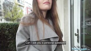 Babysitter Miriam More gets fucked by a stranger in her apartment for cash