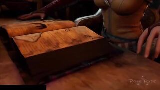 Triss Merigold from The Witcher makes her lover a sex toy in part 2