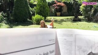 I dressed up with FREUTOY in the garden and got my ass filled!