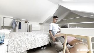 I'd rather be fucking than studying, my stepsister agrees