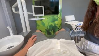 A sexy girl gets fucked by her dentist in POV style