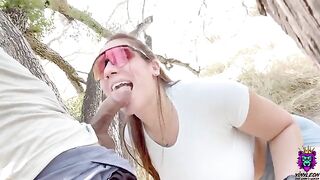 A girl is willing to do anything to get her bike repaired fast