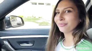 Fan picked up sexy petite Gianna Dior and fucked her hard in a rough encounter