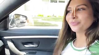Fan picked up sexy petite Gianna Dior and fucked her hard in a rough encounter