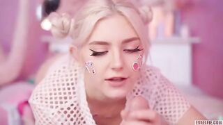 All cute girls like to get sperm on their faces