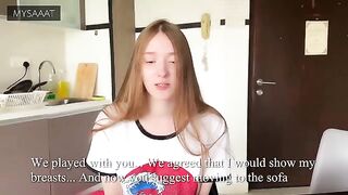 The guy beat the moves of his stepsister at chess and finished with a creampie