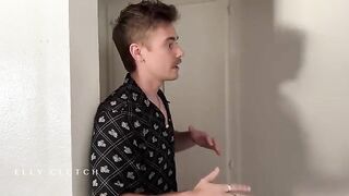 Two hot guys fucked two pretty babes on the bed