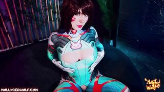 Nerf this! DVA gets triple damage in intense cosplay scene