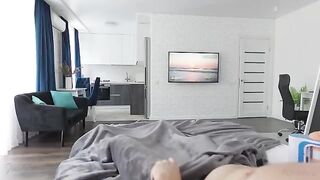 Pervert stepson gets his asshole gapped by pervert stepmom using Autoblow