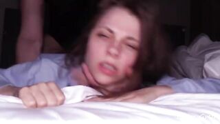 The Perfect Girlfriend - A petite girl is being fucked hard by her boyfriend