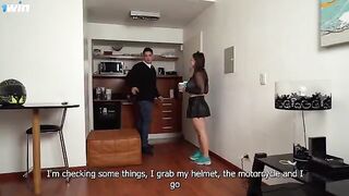 Aglaia Spicy delivered her ass at a friend's house