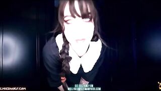 Xavier took Wednesday Addams' big ass with passion, showcasing a thrilling cosplay encounter