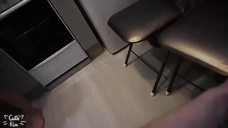 A cutie met a guy and got cum on her face after three minutes