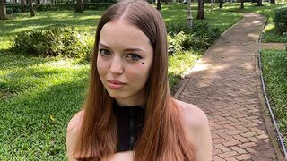 A pick-up guy shot his roll with a hot teen in a public spot