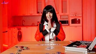 Sia Siberia plays strip poker and loses her ass in a daring game