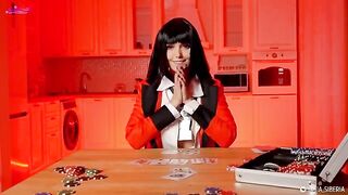 Sia Siberia plays strip poker and loses her ass in a daring game