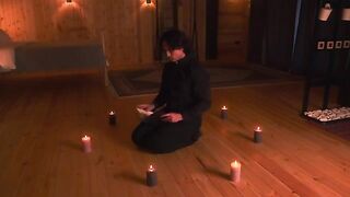 The priest exorcised a demon from the hot body of a milf