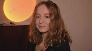 A cute and charming girl skillfully handles a guy's impressive tool