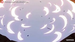 The animated girls are having fun with their treasures in a special way