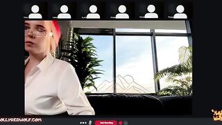 The guy fucked his girlfriend through Zoom in glasses