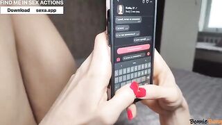 A cute 18-year-old girl shared her tits photo on the dating platform