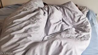 The husband gently fucked his wife in the morning to wake her up
