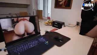 Fix your laptop and get sensual sex with our 18 y.o. babe!