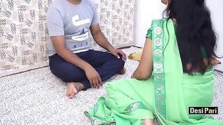 Desi Pari Bhabhi seduced before marriage with Hindi audio