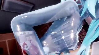 A Squishy Slime Miku Service - AutumnJelly's HentGame (MMD Hentai)