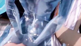 A Squishy Slime Miku Service - AutumnJelly's HentGame (MMD Hentai)