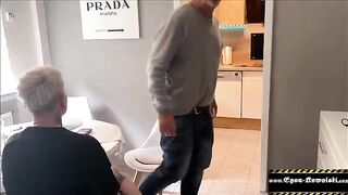 The husband did not notice when the German amateur got fucked