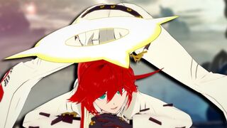 Guilty Gear Strive Jack-O' Halloween themed animated smut