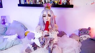 Bowsette finally fucked by Mario in her tight pussy - CUT