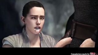 Star Wars compilation with Rey and Ahsoka in hottest scenes