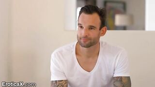 The tattooed Frenchman and Eliza Ibarra are dancing on the sheets