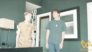 Young and sexy Melody Marks gets her pussy railed by a huge Asian cock