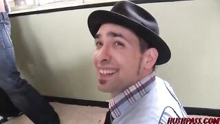 A bachelor party with the hottest girls, including Slutty Sara, ending with a cumshot
