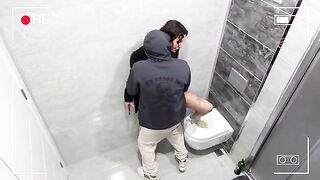 My wife got fucked in the toilet of a disco club by her friends