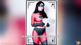 Violet Parr fucks at porn casting, showing her slutty side