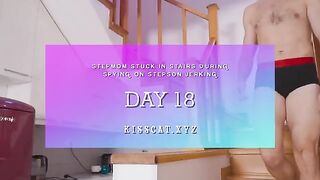 Step mom accidentally gets creampied by her step son