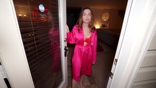 The neighbor came to the house and fucked the wife on Valentine's Day