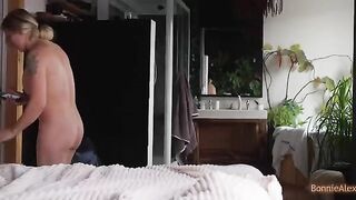 Alex caught Bonnie masturbating and helped her, with a steamy session that followed