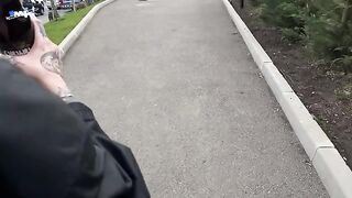 Young student is fucking in the supermarket with a guy