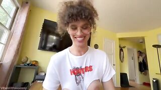 The stepson fucked his mom and made her cum